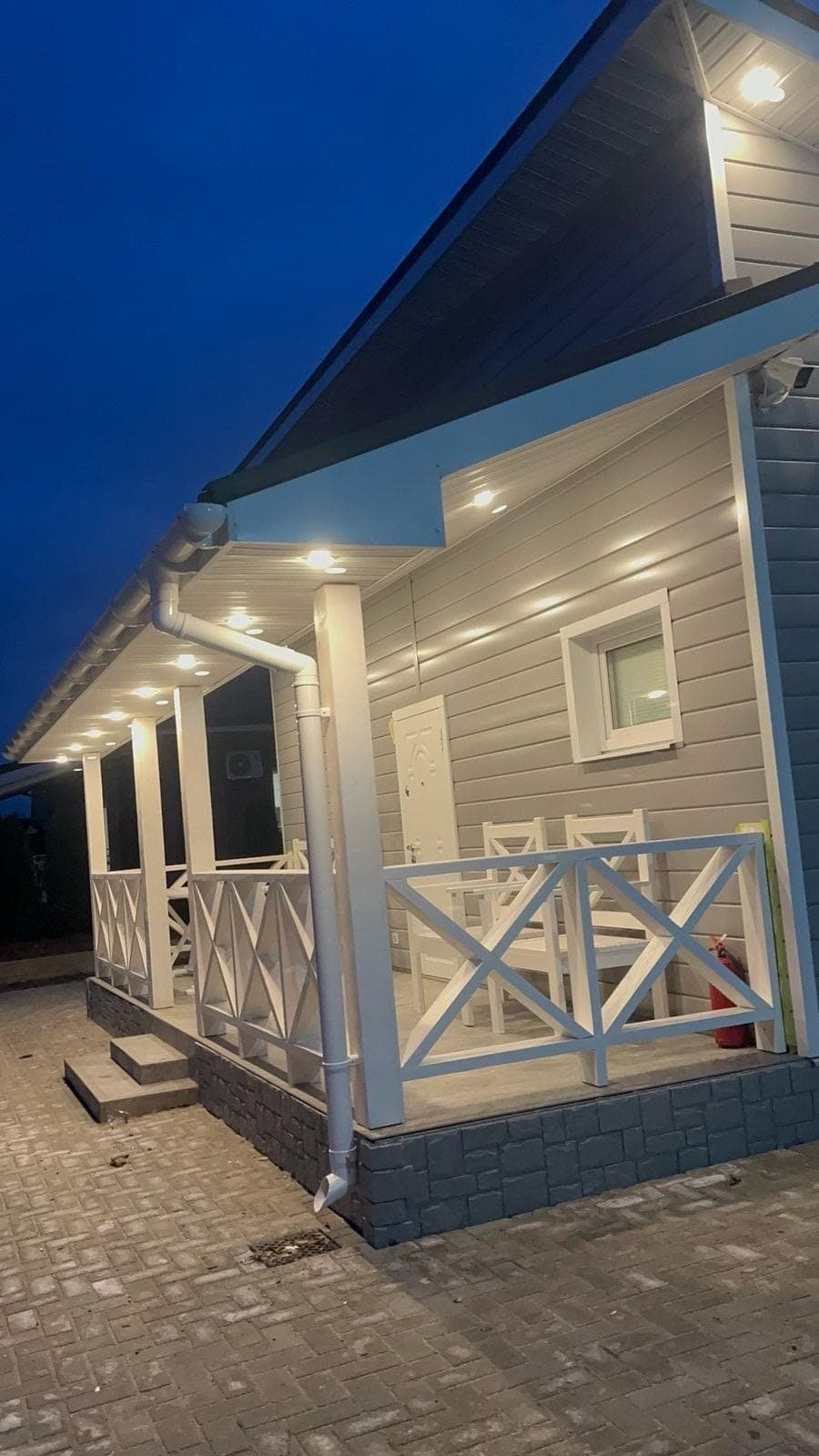 Терраса с видом на озеро